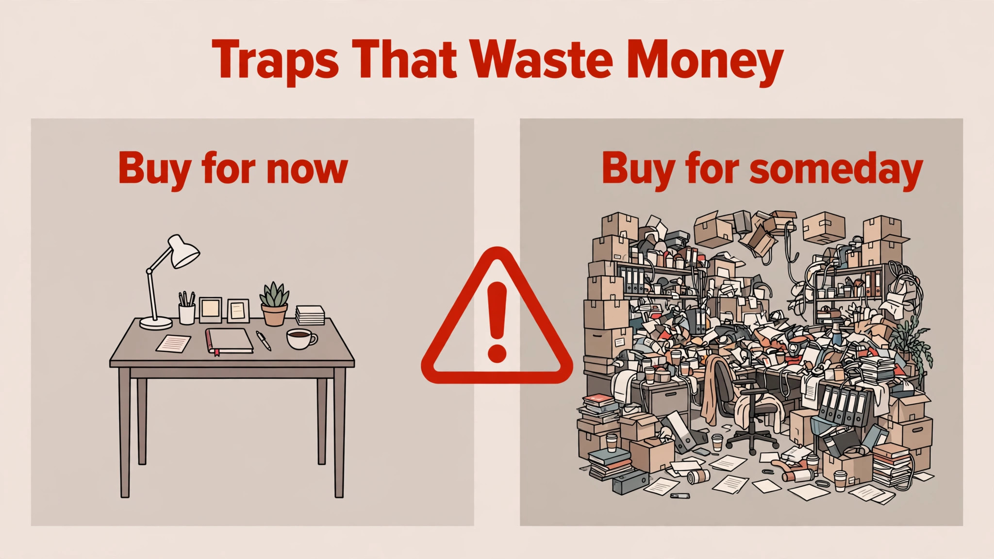 comparison visual: Traps That Waste Money