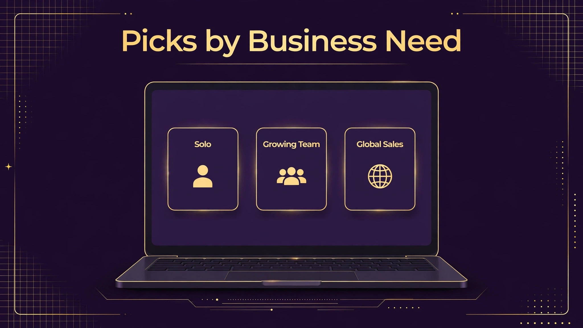 mockup visual: Picks by Business Need