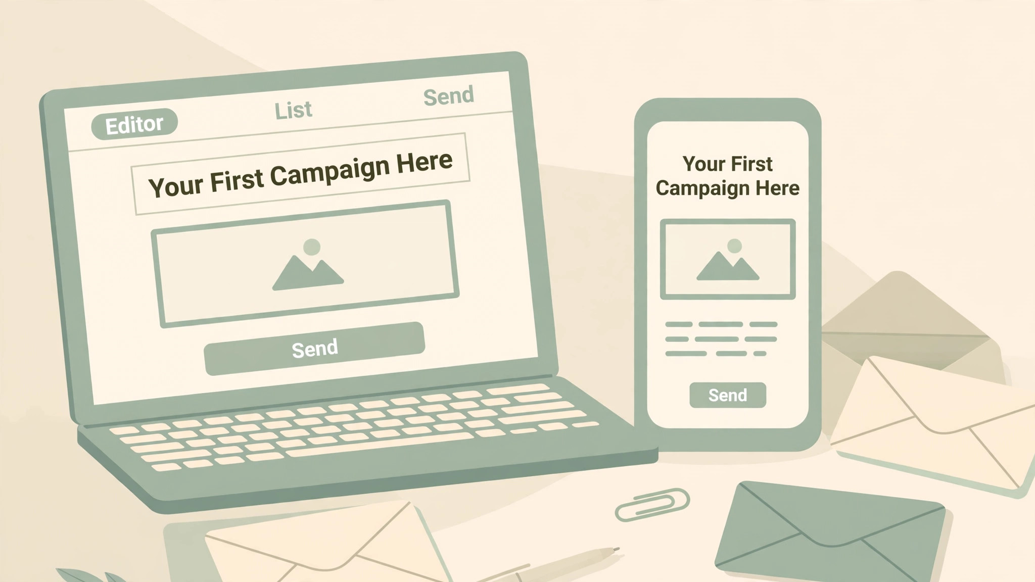 Constant Contact mockup visual for monthly pricing