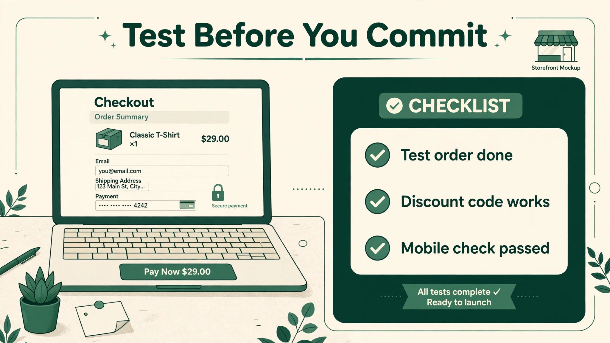 Shopify data visual visual for monthly pricing