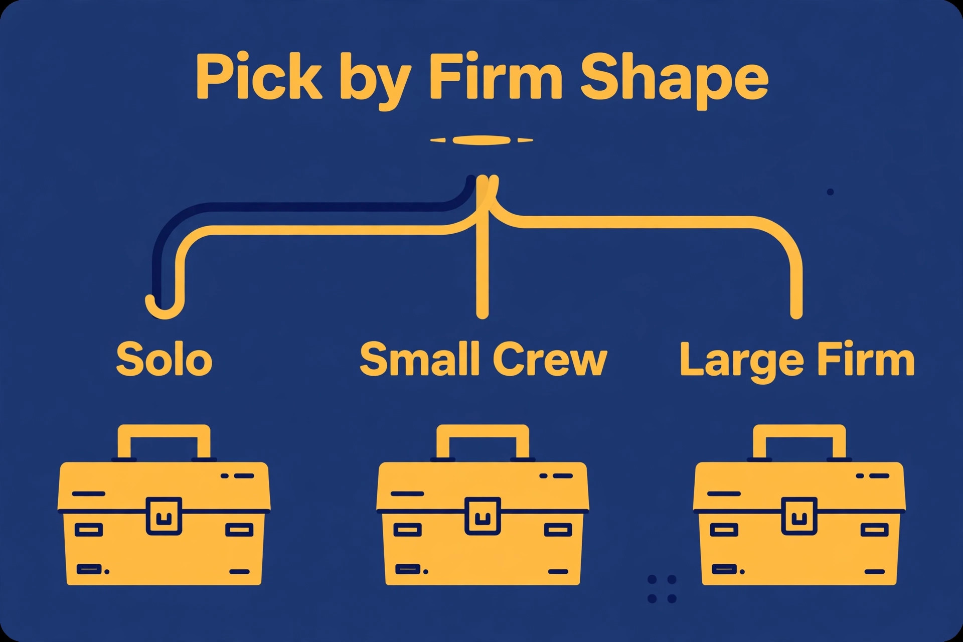 decision visual matching electrical firm shape to the best field service pick.