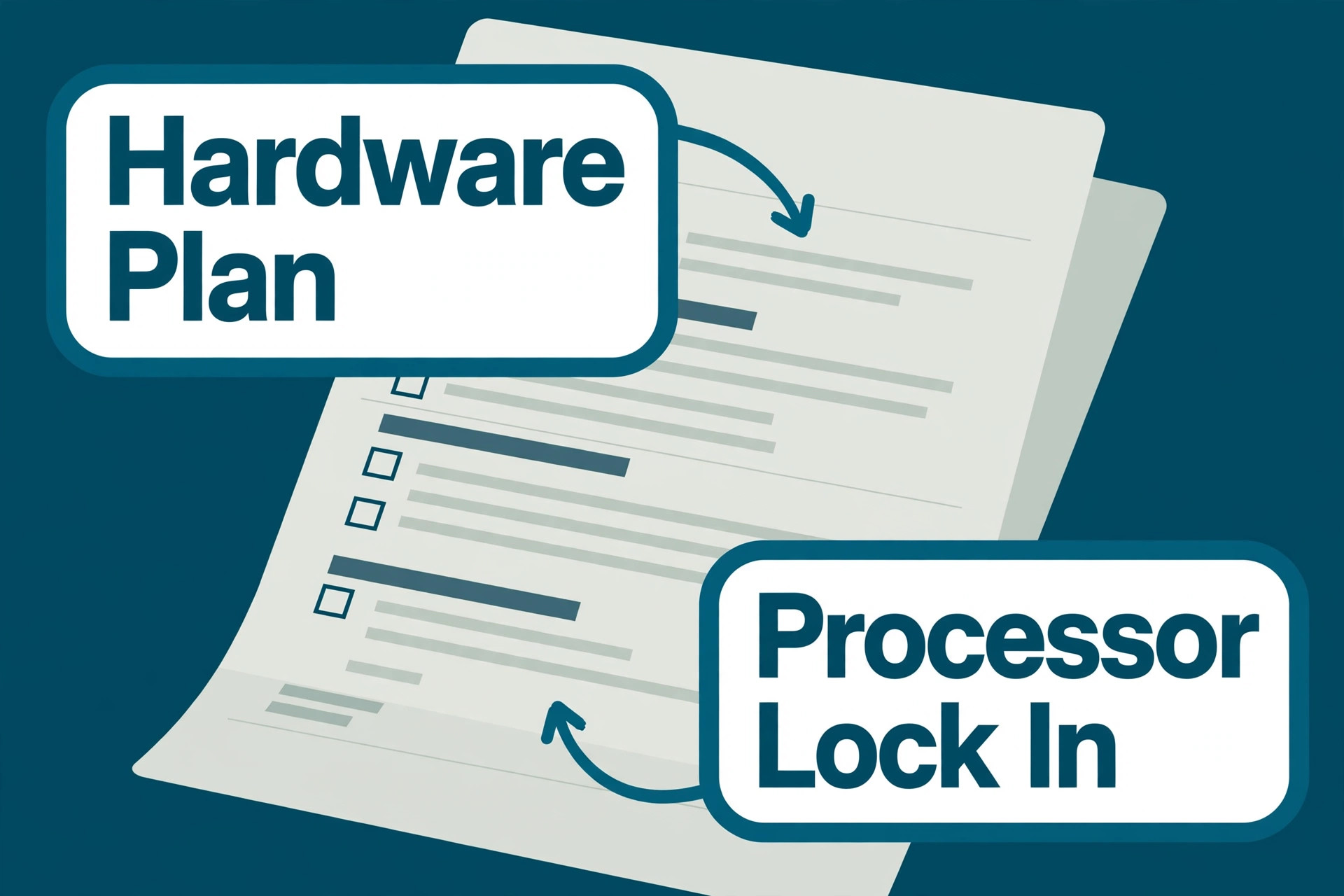 Callout graphic on POS hardware terms