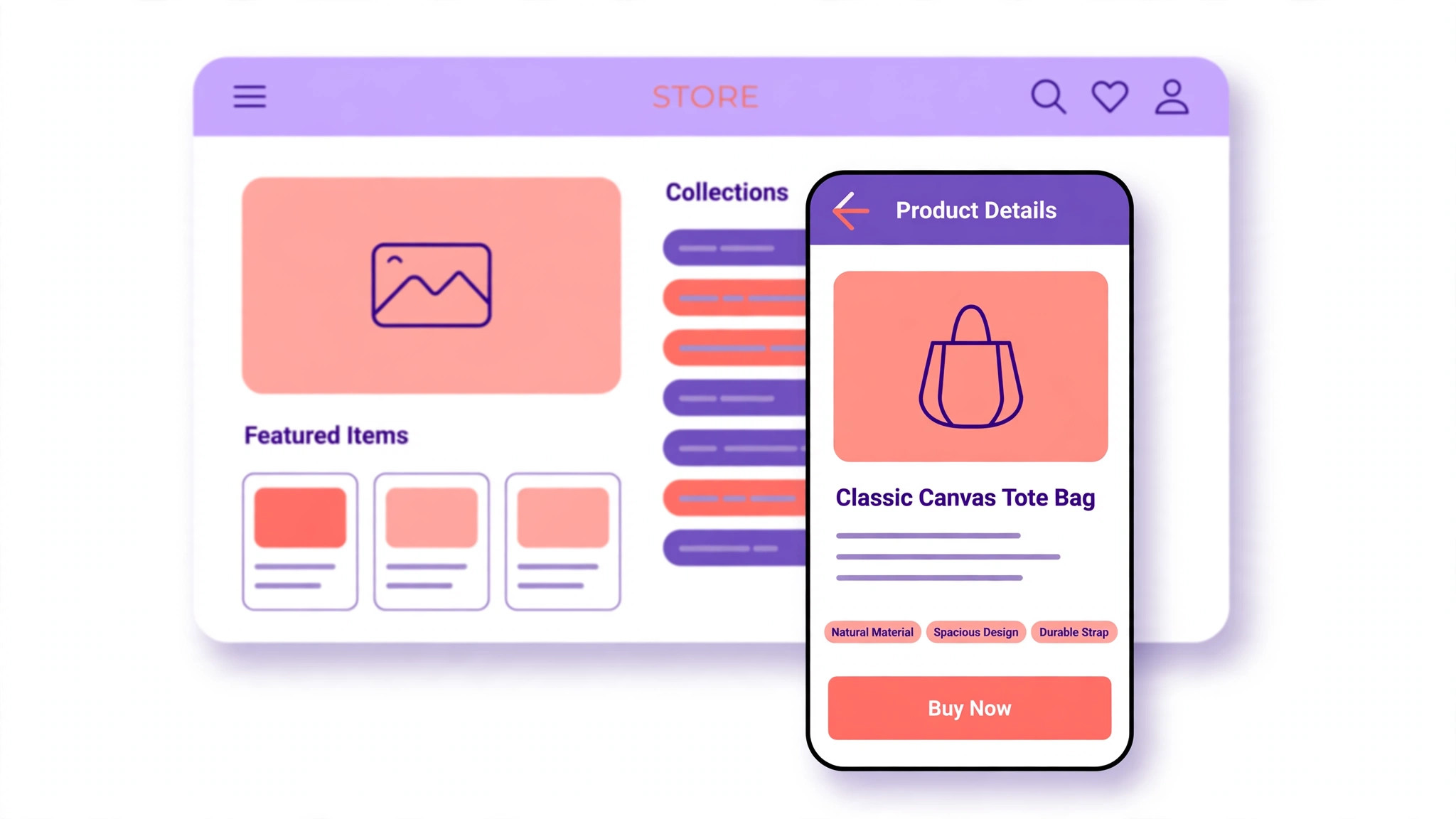 A Shopify product page checked on a phone screen.