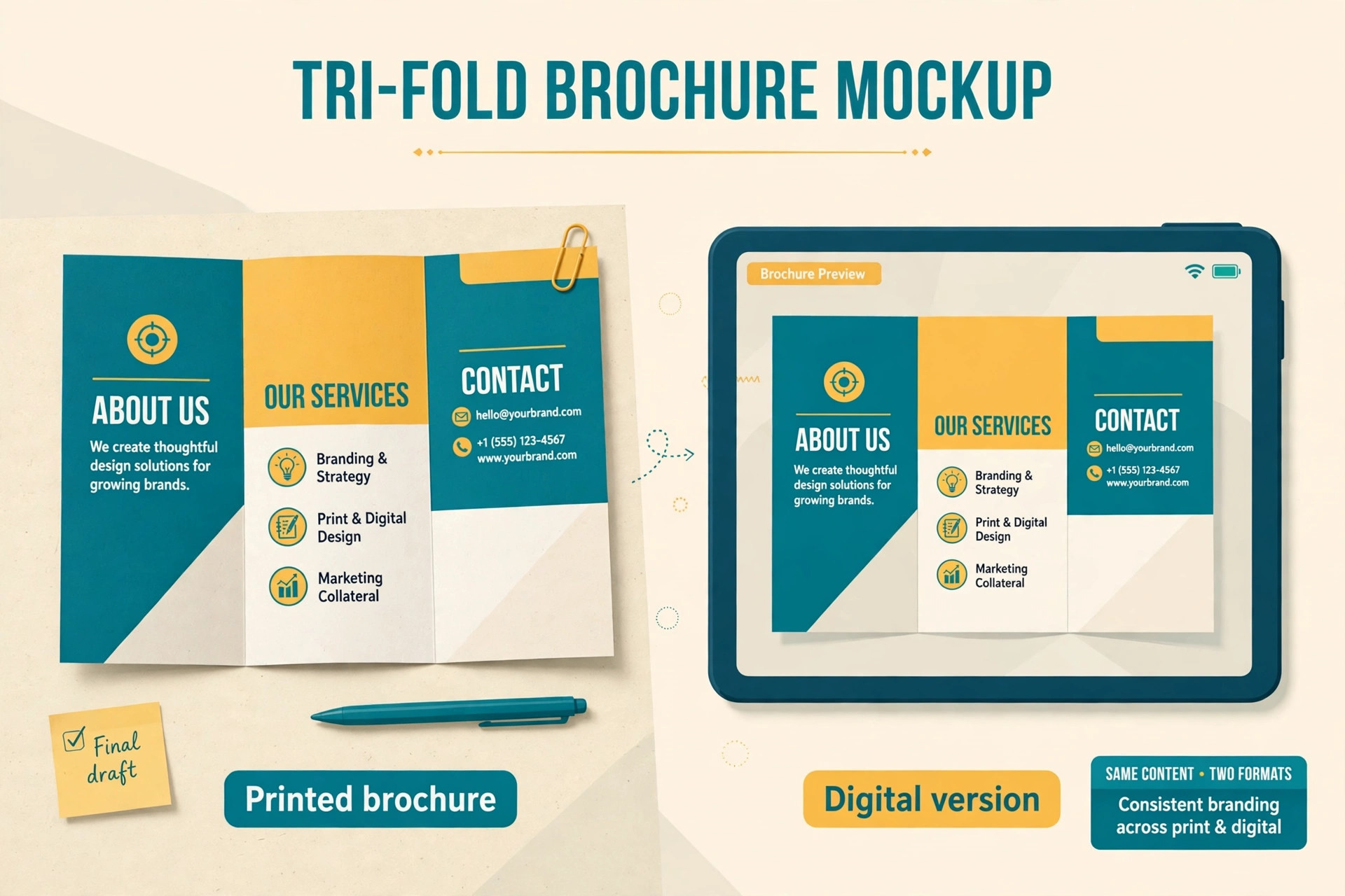 Best Brochure Makers mockup guide image