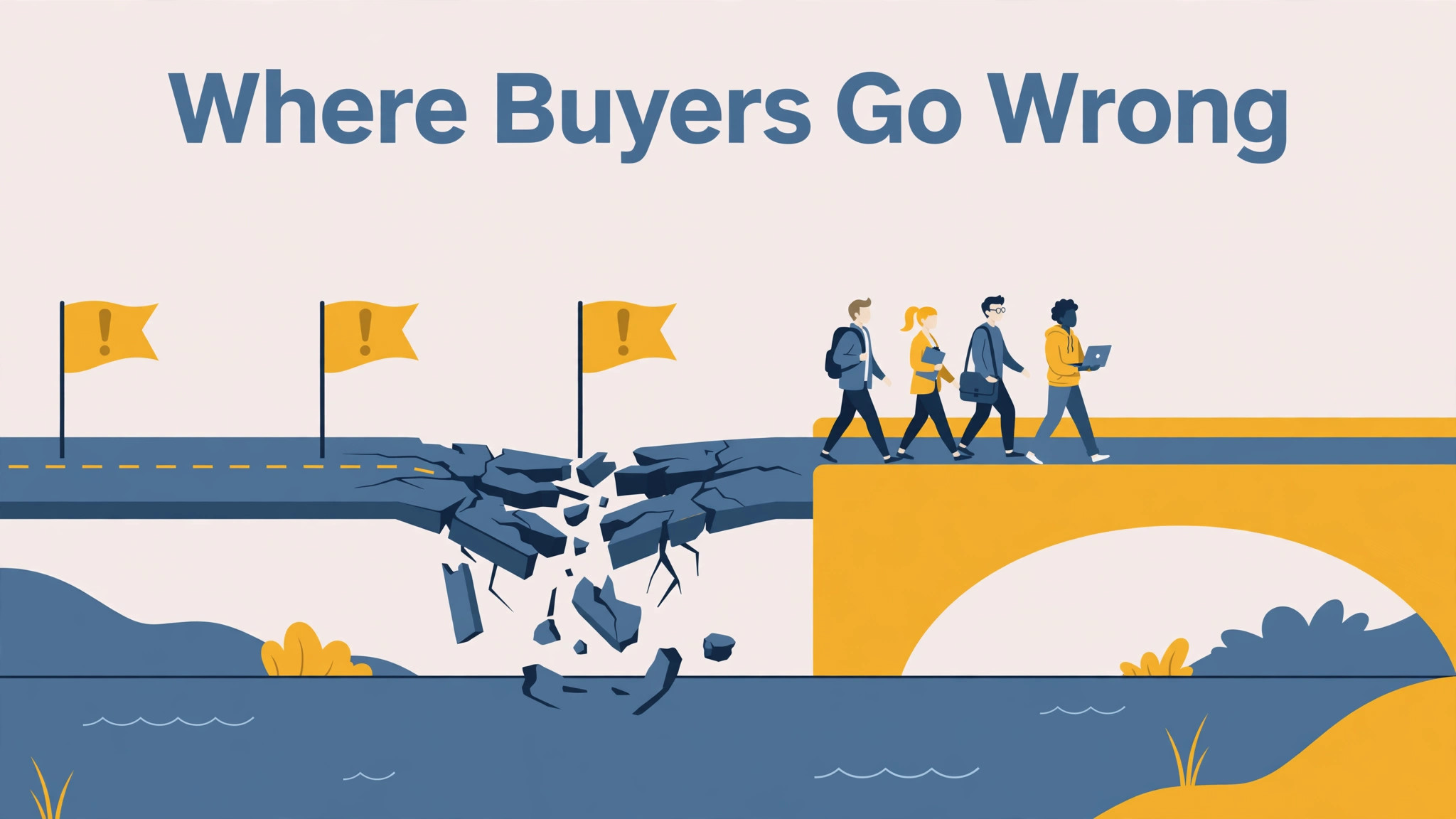 timeline visual: Where Buyers Go Wrong