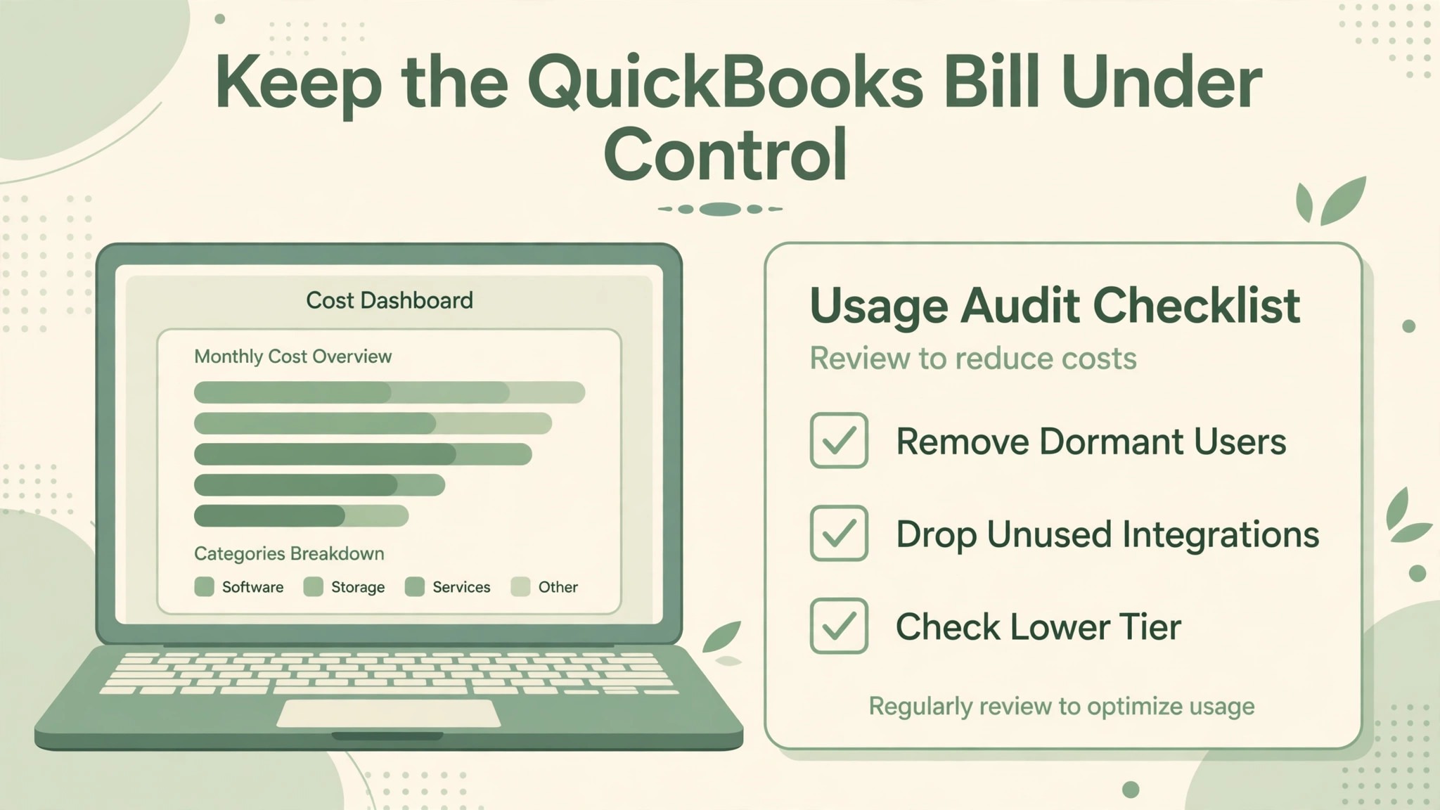 QuickBooks Online mockup visual for monthly pricing