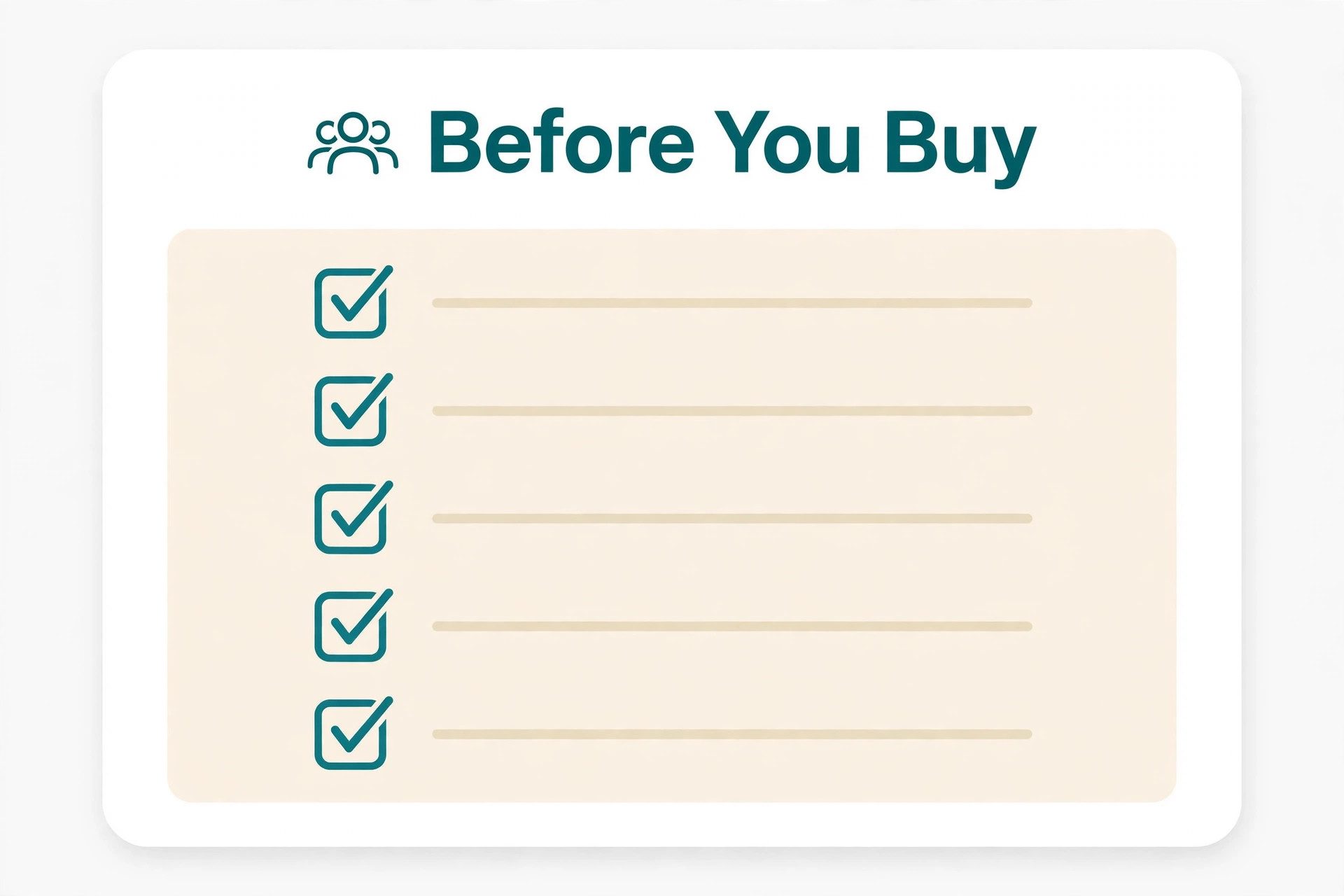 checklist visual for Best HR Software for a Small Business Under 50 Employees.