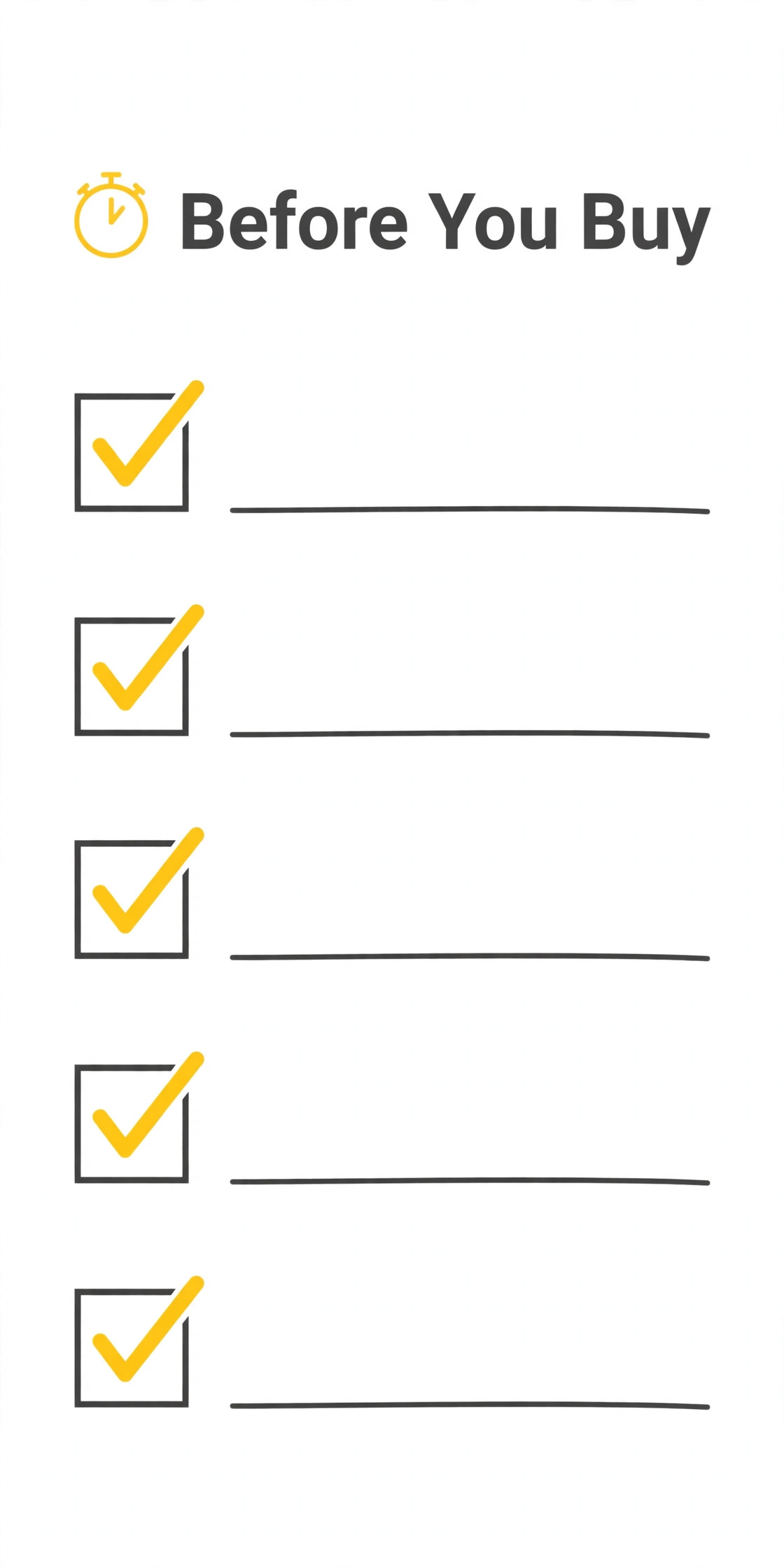 checklist visual for Best Time Tracking Software for Freelancers.