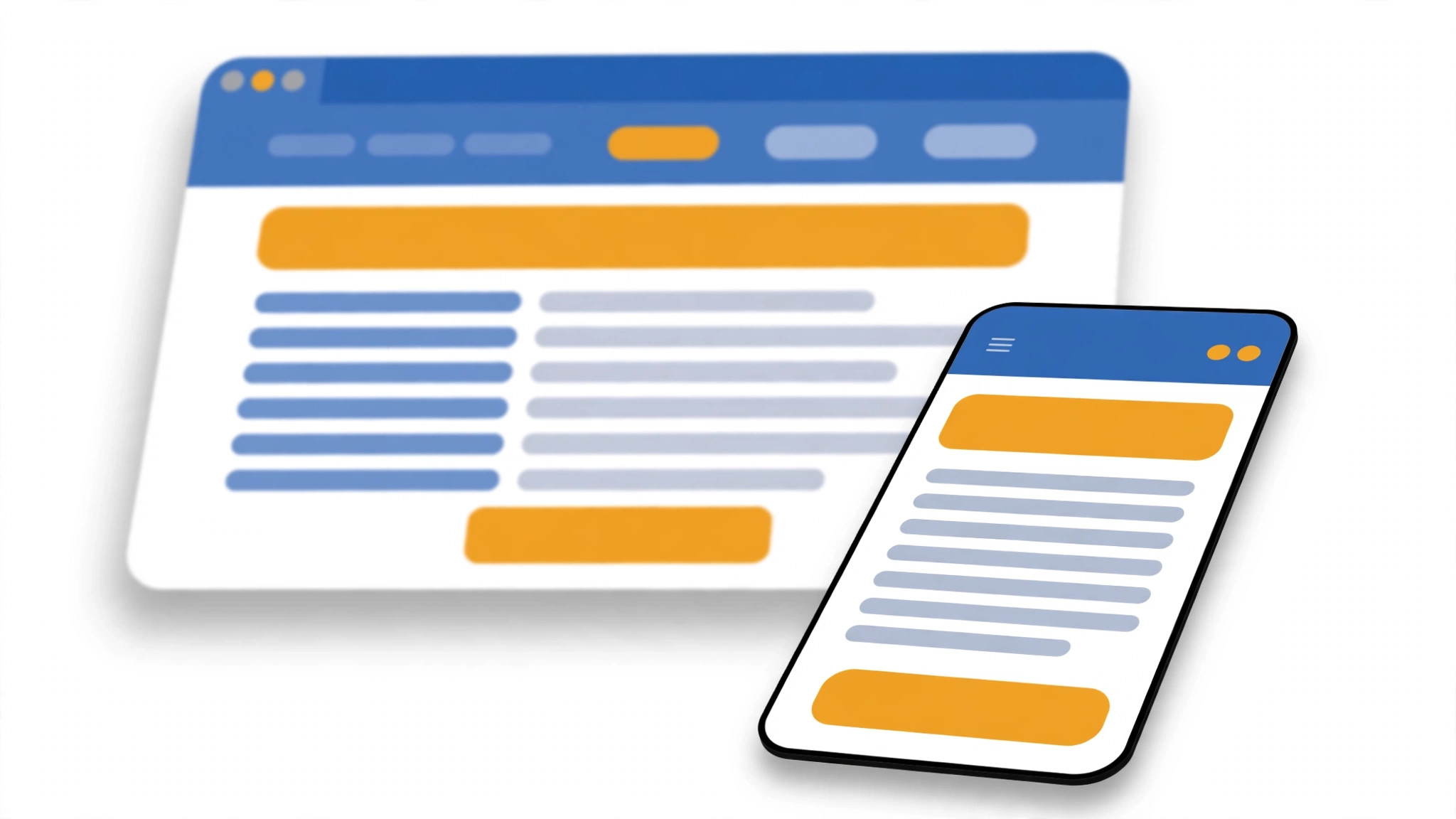 A service page rebuilt in WordPress and checked on a phone.