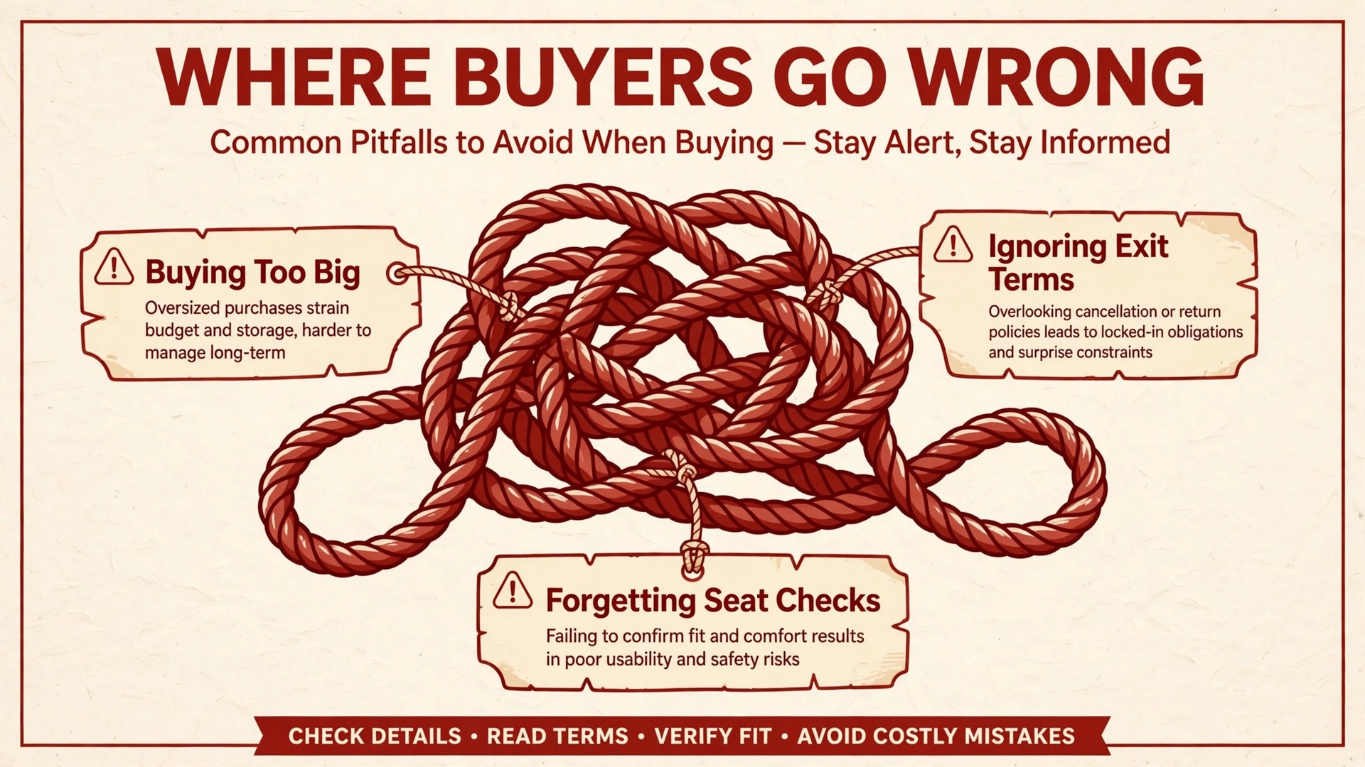 annotated visual: Where Buyers Go Wrong