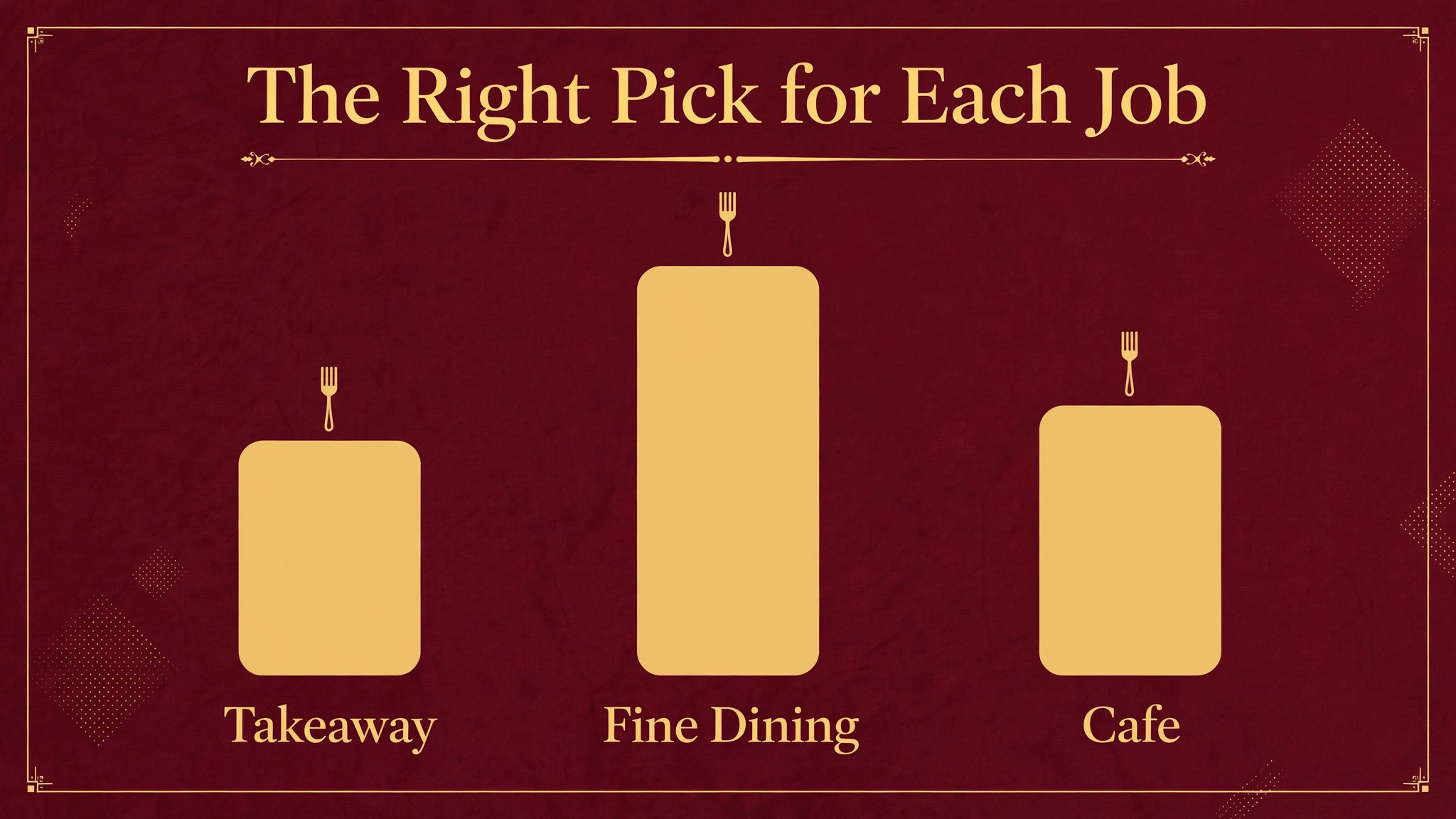 chart visual: The Right Pick for Each Job