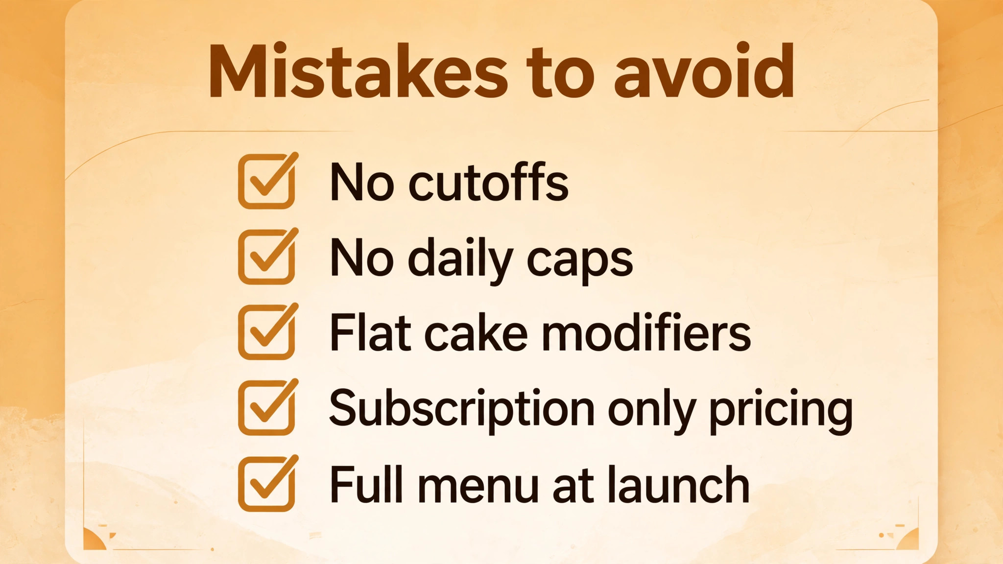 checklist for the Best Online Ordering Software for Bakeries guide