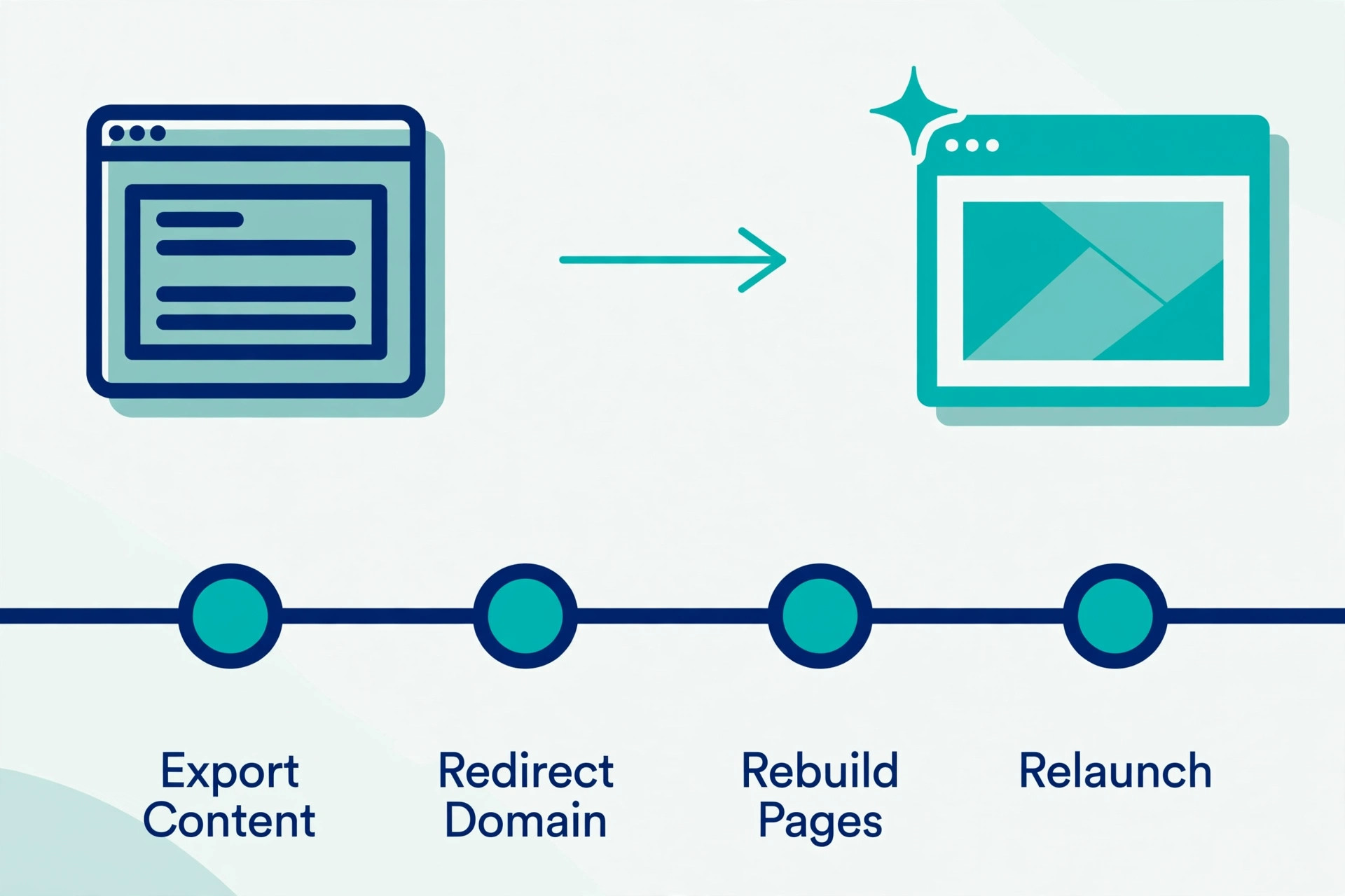 A timeline for migrating away from Wix.