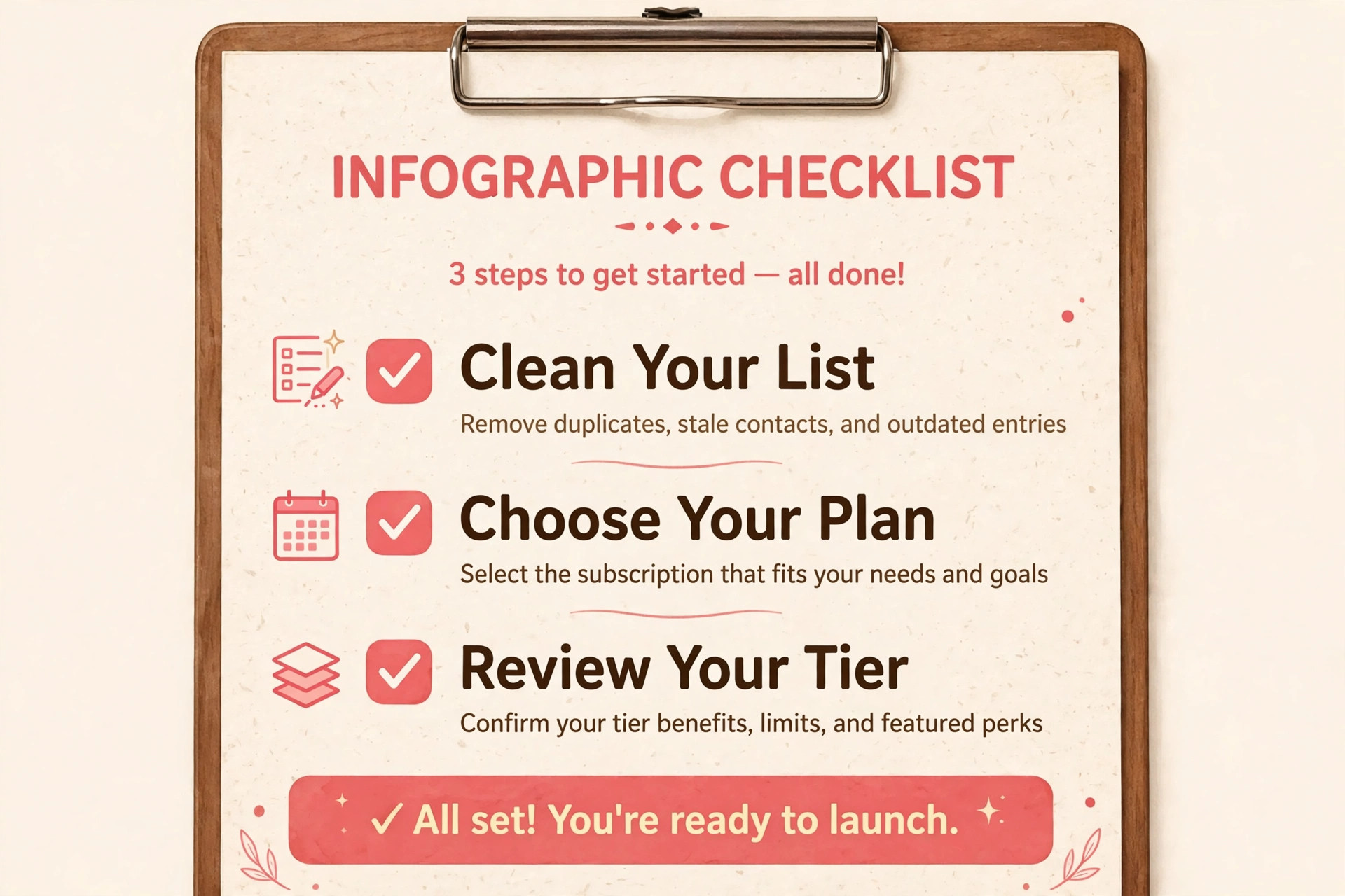 Flodesk bill saving checklist graphic