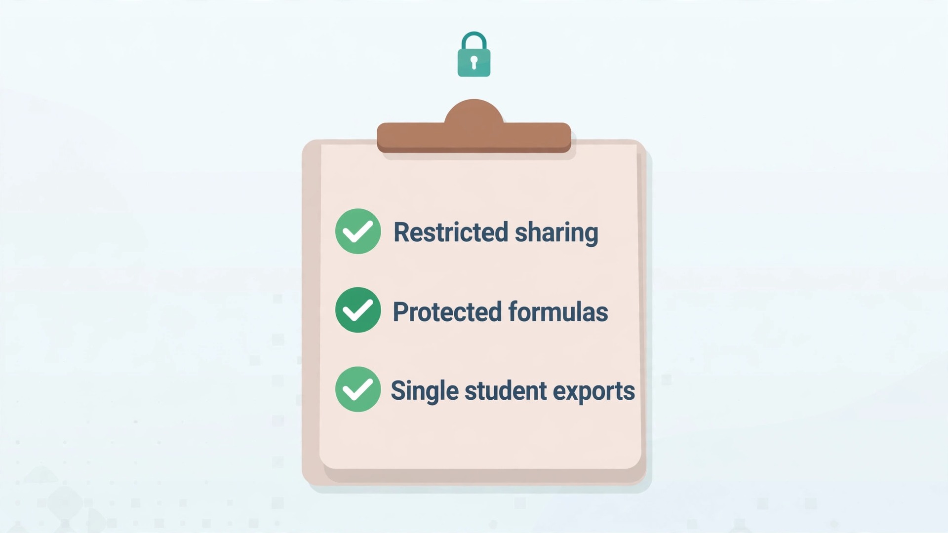 Gradebook privacy checklist for sharing and student data