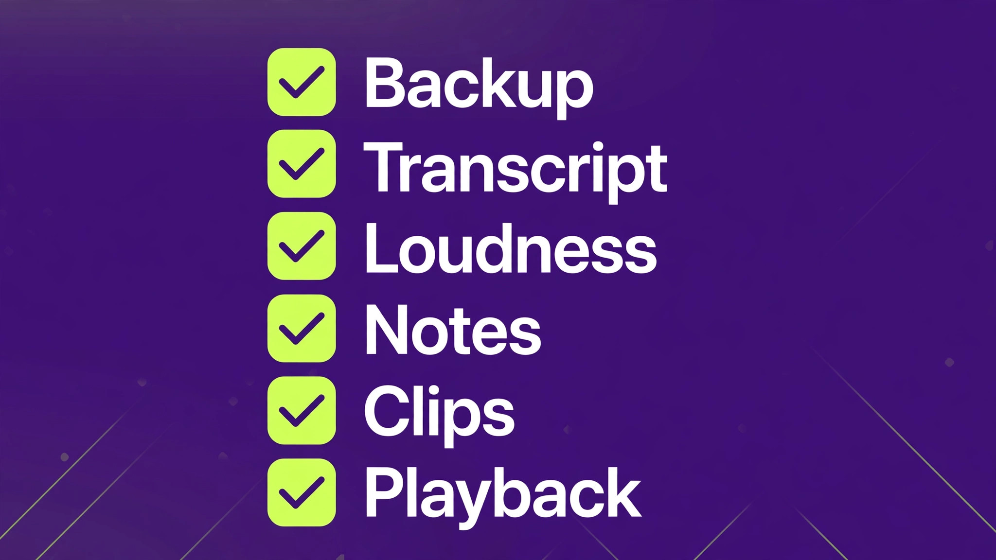 checklist graphic for podcast episode delivery