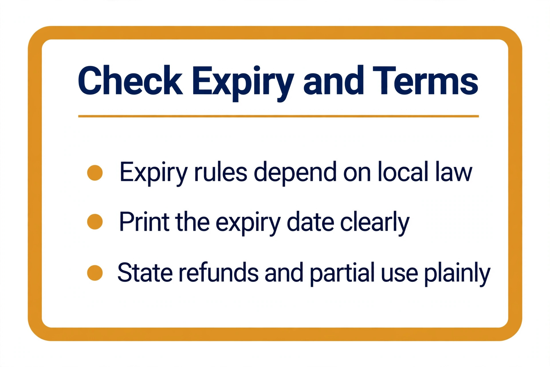 Callout of certificate expiry terms