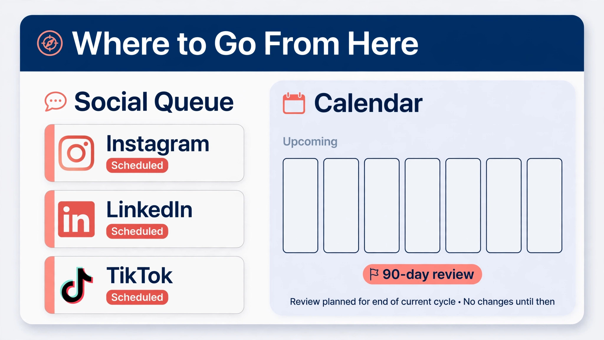 Hootsuite to Buffer screenshot visual for a social team