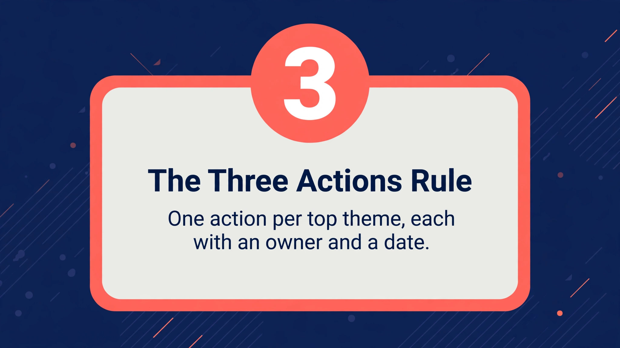 callout box with a three actions rule