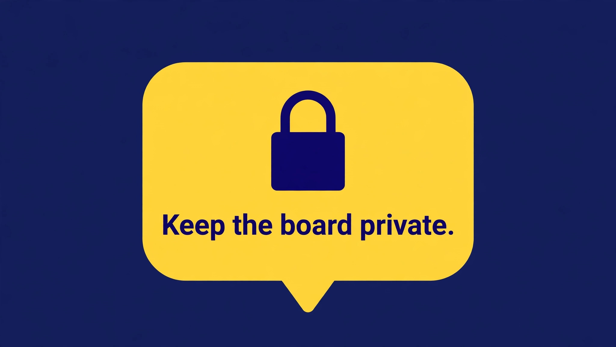 callout box with a card privacy reminder