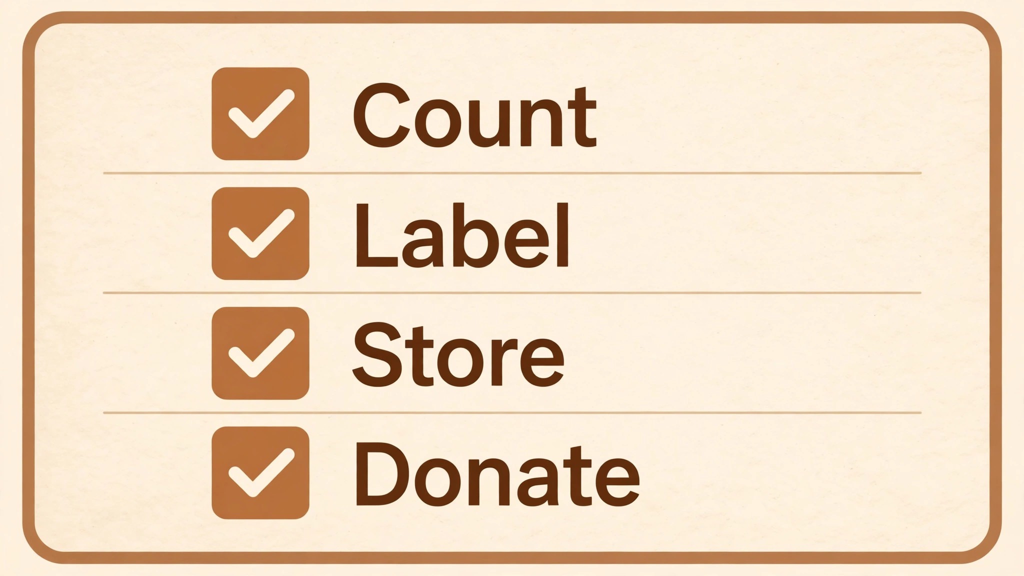 Closing time bakery waste checklist