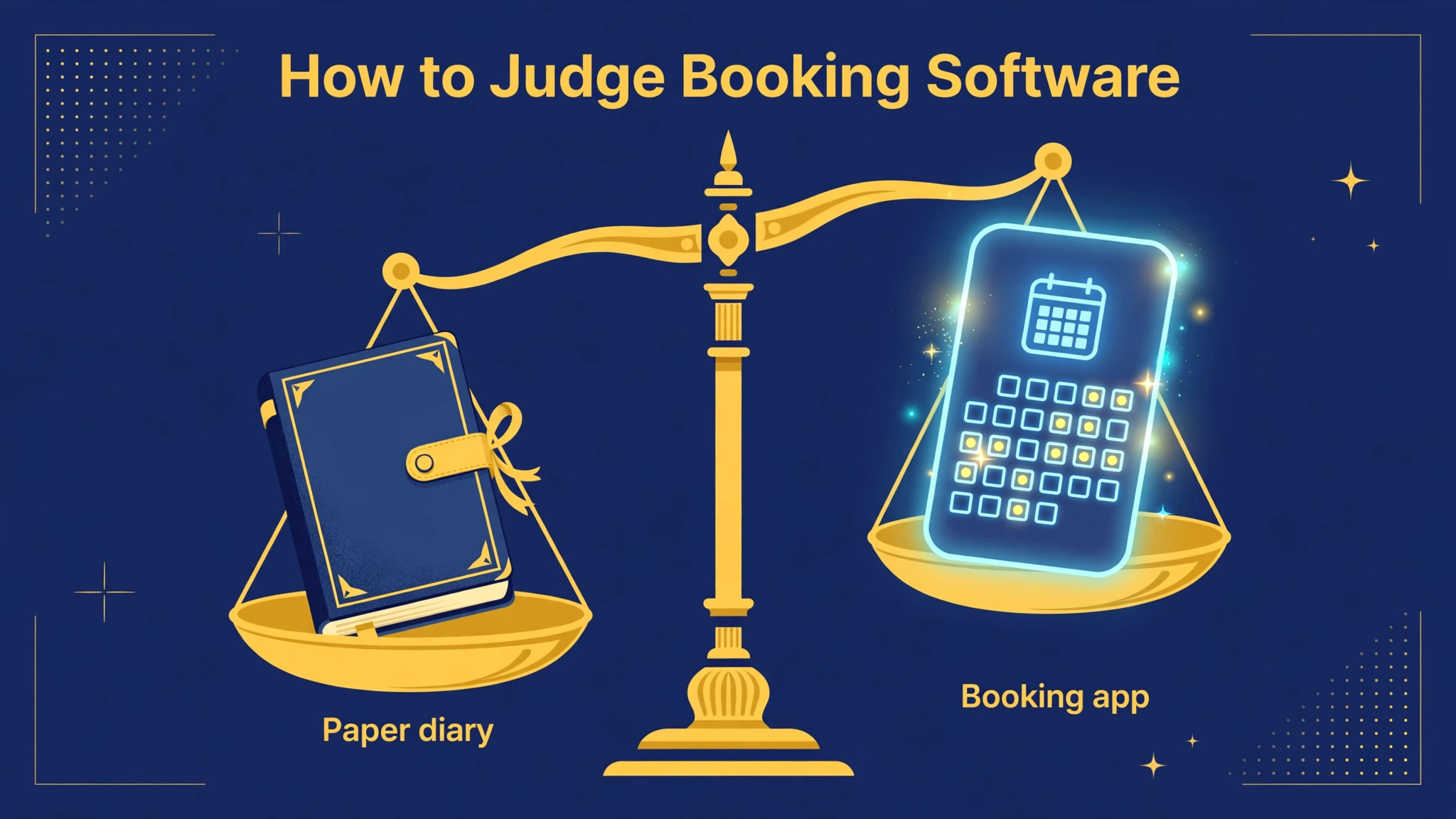 comparison visual: How to Judge Booking Software