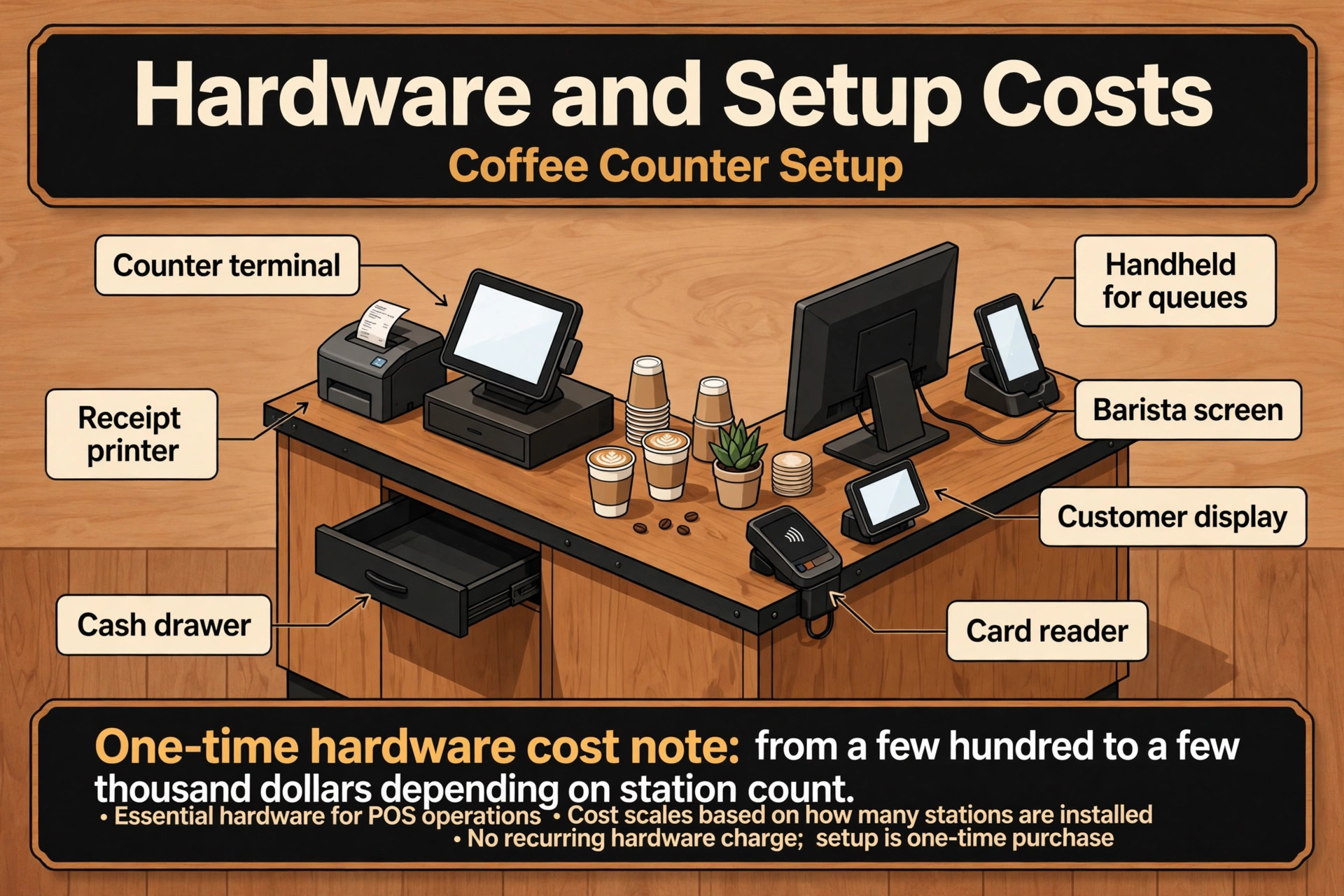 diagram visual: Hardware and Setup Costs