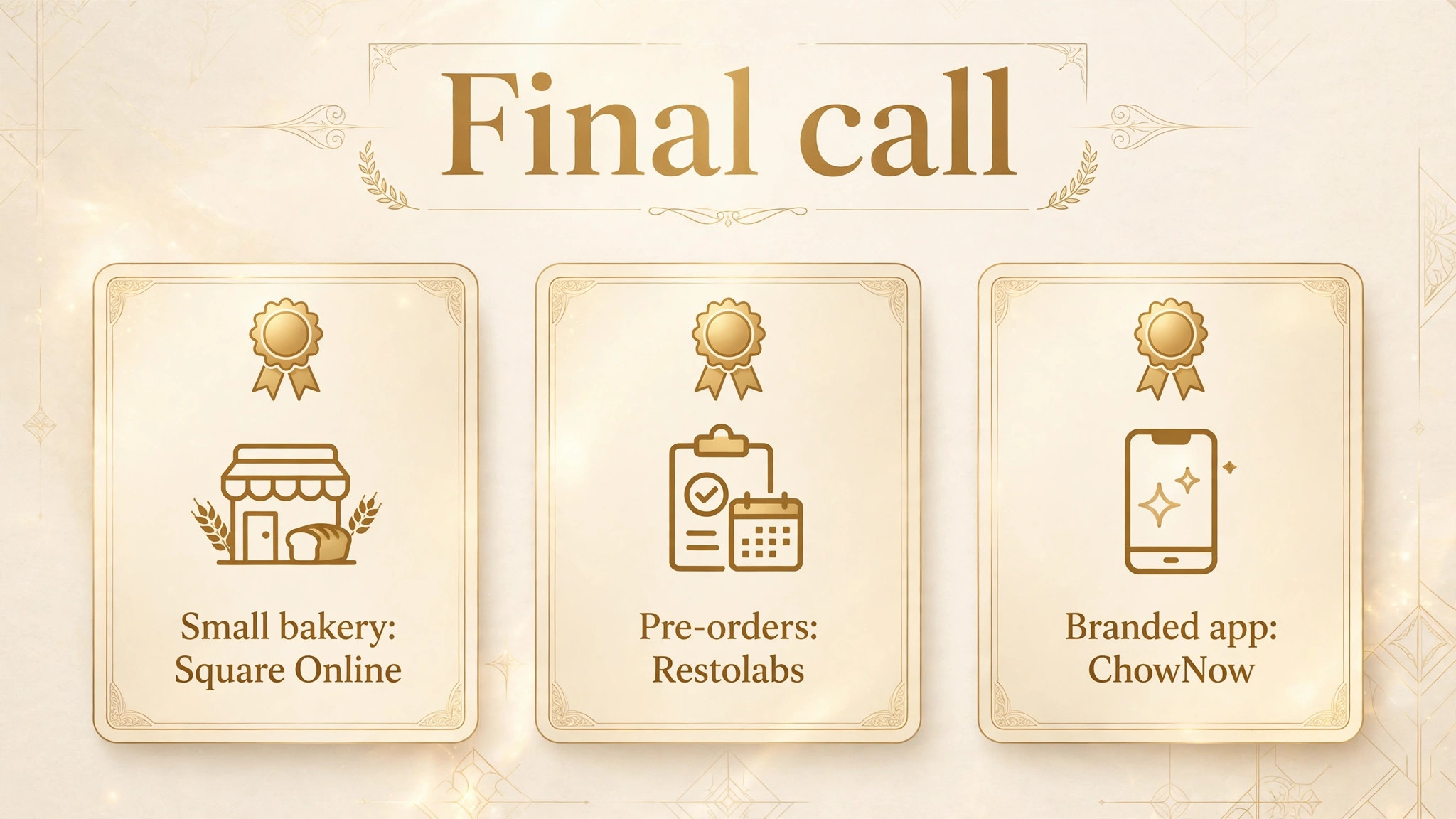 decision for the Best Online Ordering Software for Bakeries guide