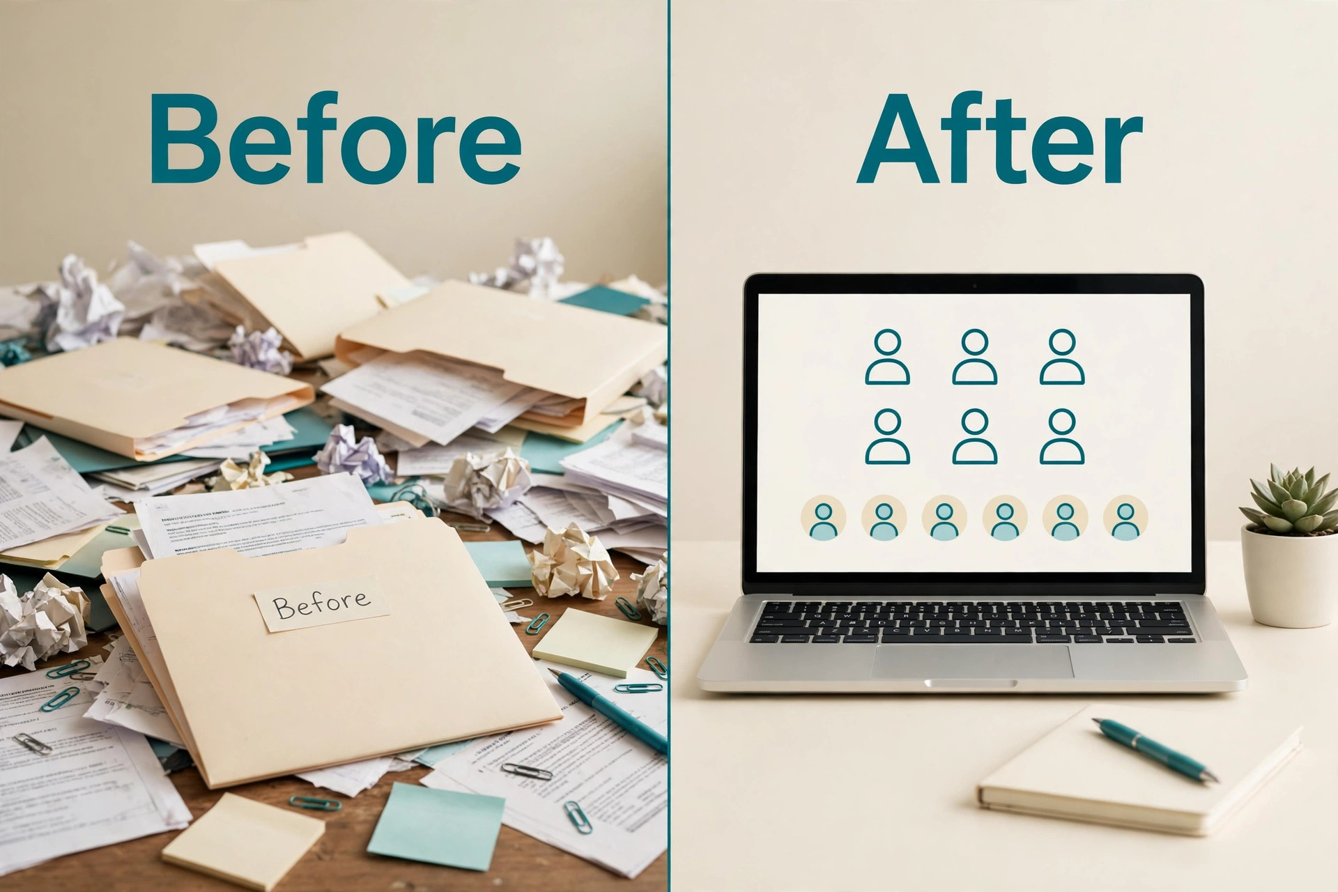 side-by-side visual for Best HR Software for a Small Business Under 50 Employees.