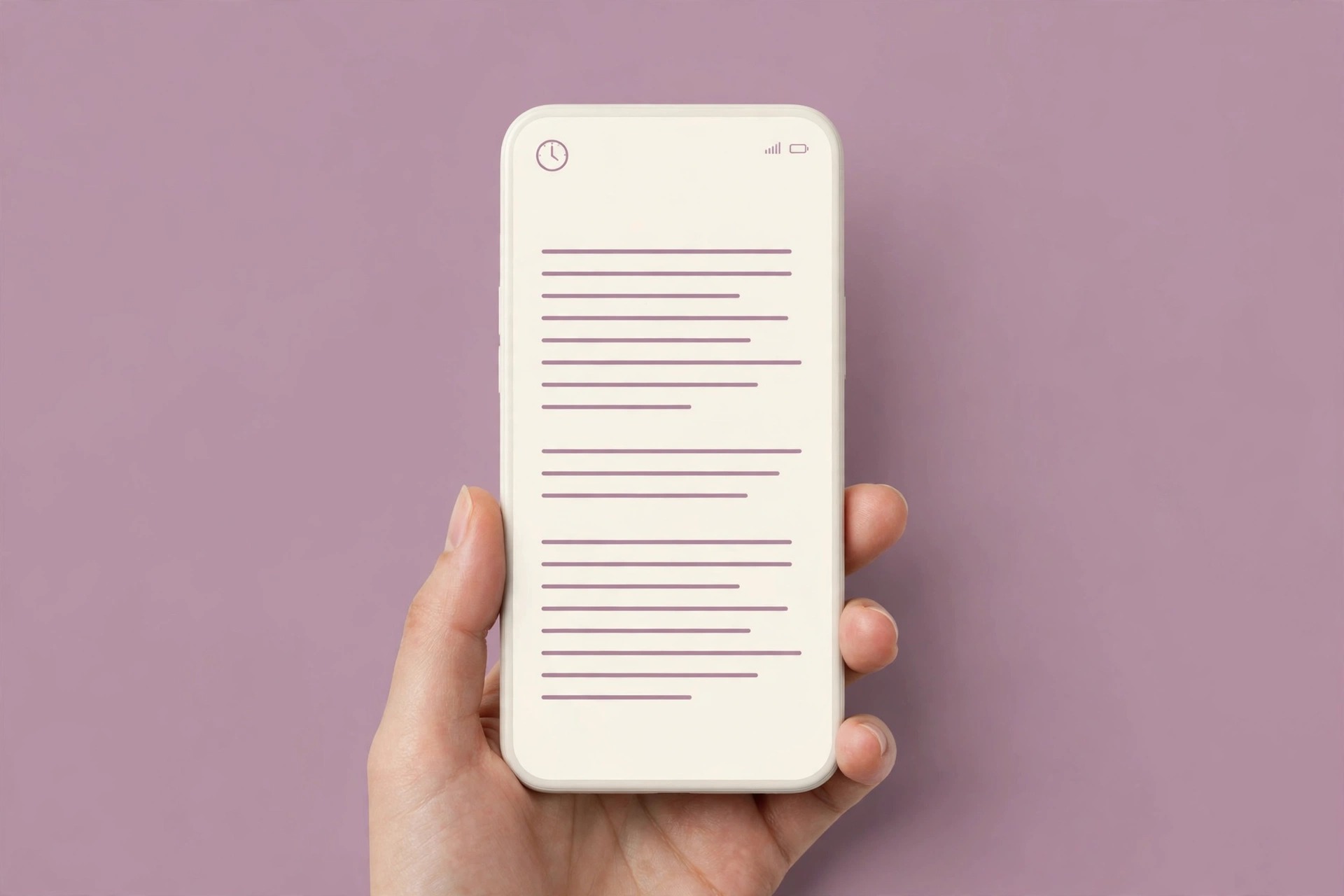 A screenshot of a pitch script on a phone.