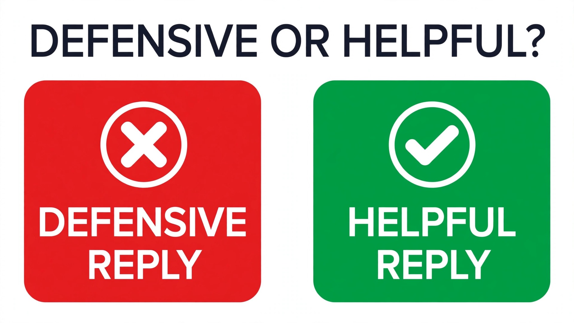 Reply tone decision visual