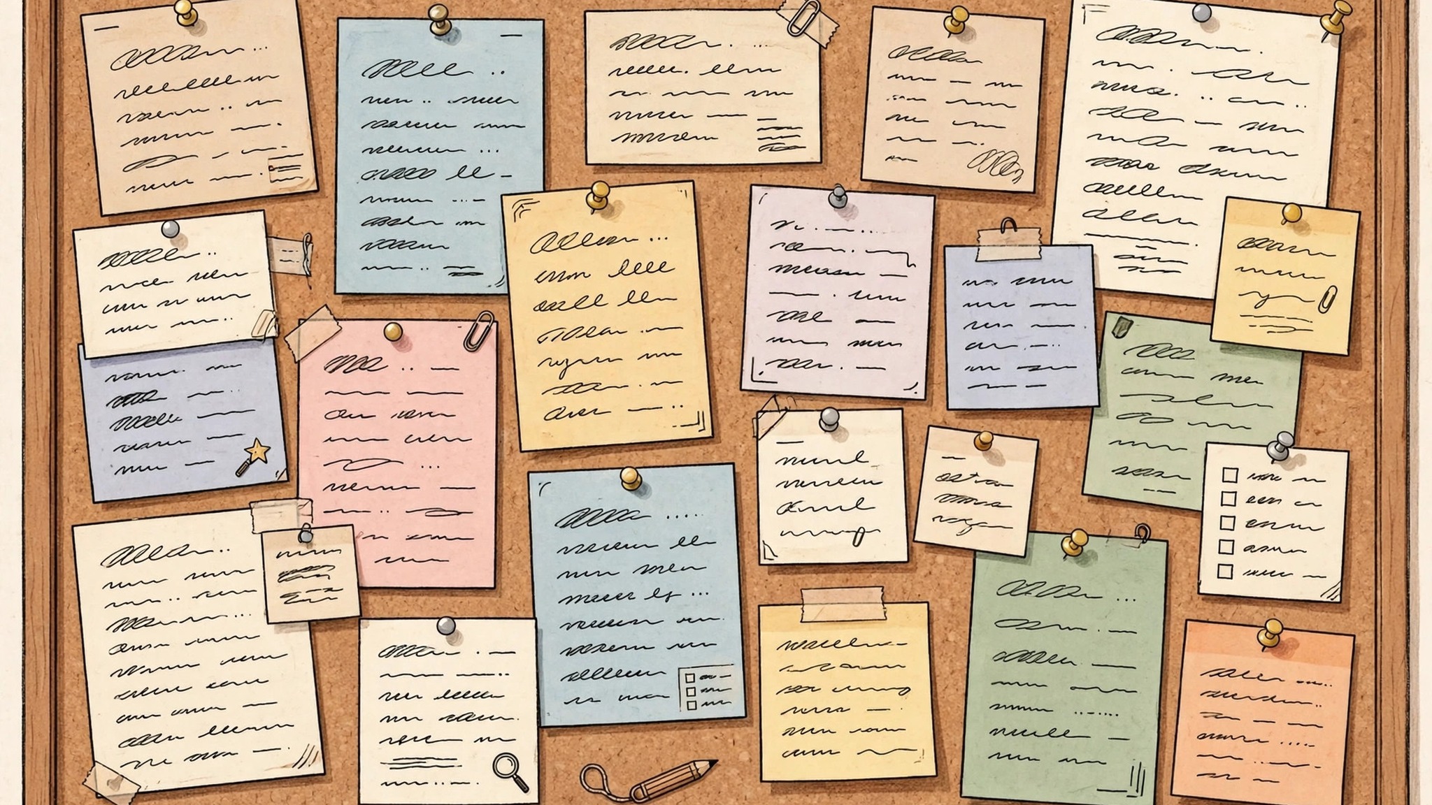Varied job titles and search phrases for a job search