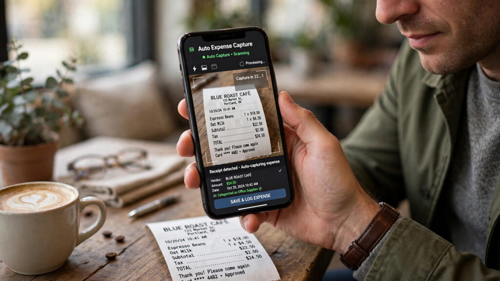 Mobile expense capture with the best accounting software for small business