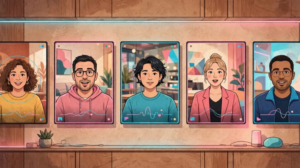 Personalised AI avatar videos for different recipients