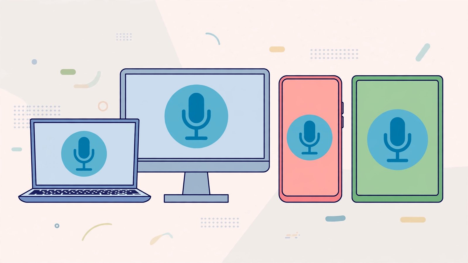 Platform support compared in the best AI dictation tools