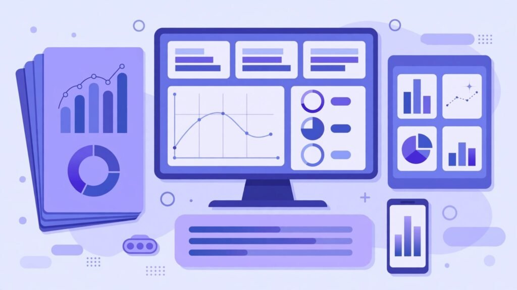 Visme presentation and infographic with charts