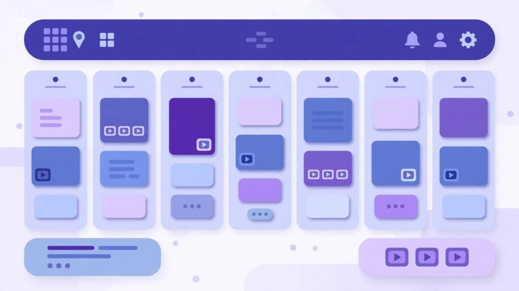 Weekly Instagram content calendar with scheduled posts