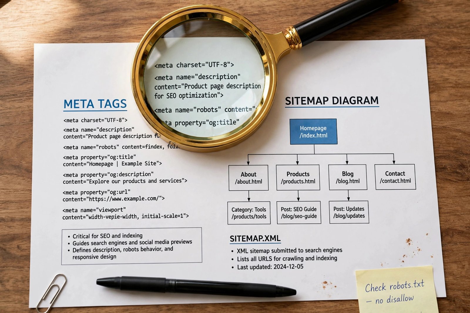 SEO basics checked for each best AI website builder