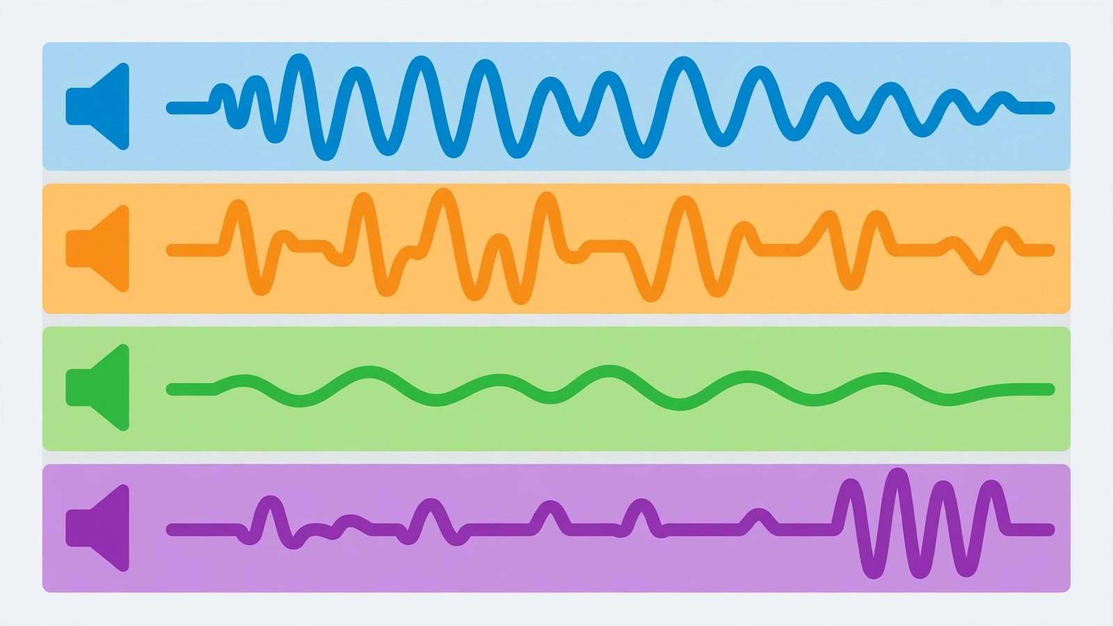 Speaker diarisation separating four voices in a transcript