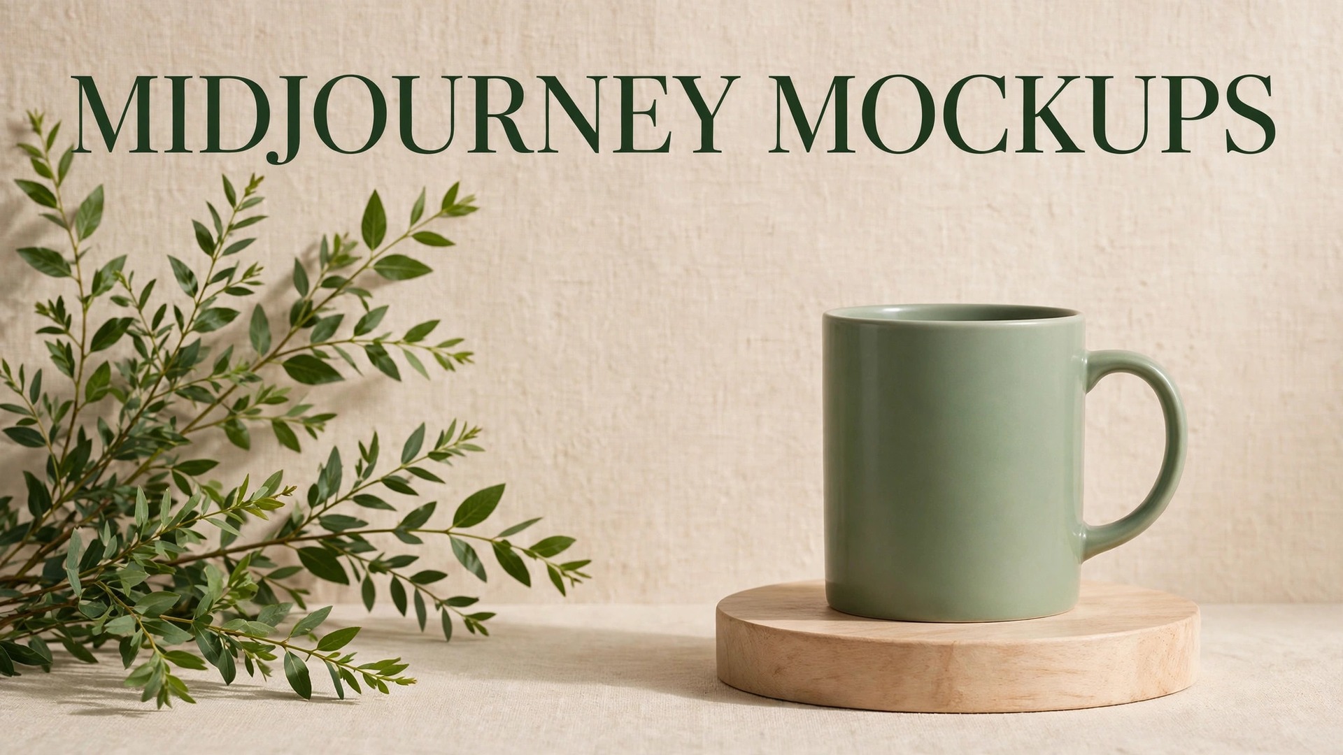 Use Midjourney for product mockups thumbnail with ceramic mug hero shot