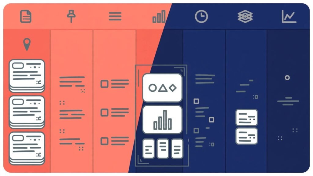 Weekly workflow split between marketing and product design